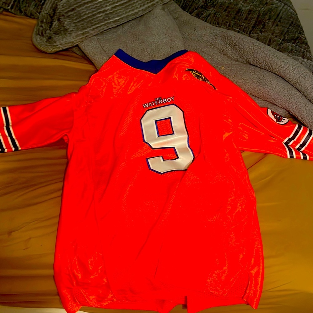 The Waterboy #9 Bobby Boucher 50th Anniversary Movie Football Jersey